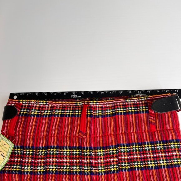 Scottish Highland Kilt Men 34 Woven Tartan Resort Work Party Casual 34x24 Core - Picture 9 of 10